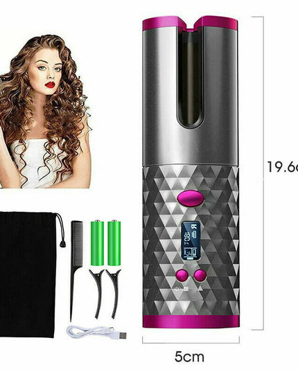 MELLINA Rotate Cordless Auto Curling Iron