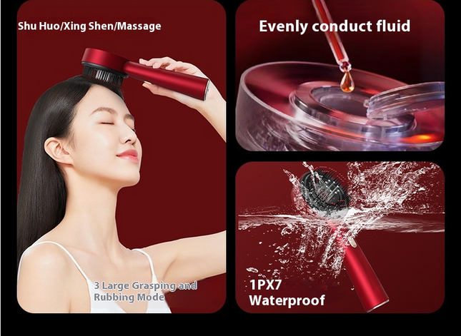 MELLINA Red Light Vibrating Scalp Comb