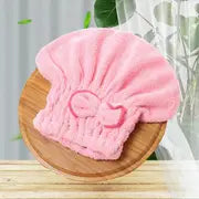 MELLINA velvet hair towel wrap absorbent microfiber