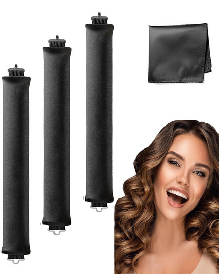 MELLINA Silk Waves — Heatless Curling Set