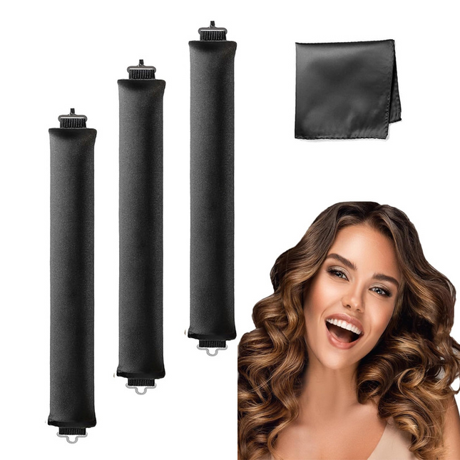 MELLINA Silk Waves — Heatless Curling Set