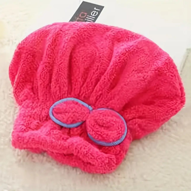 MELLINA velvet hair towel wrap set