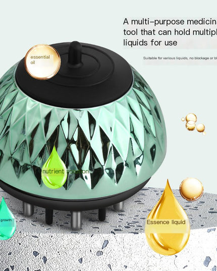 Mini Scalp Massager with Nutrient Serum Applicator