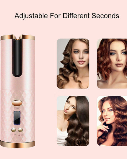 MELLINA Rotate Cordless Auto Curling Iron