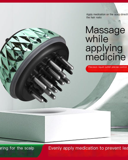 Mini Scalp Massager with Nutrient Serum Applicator