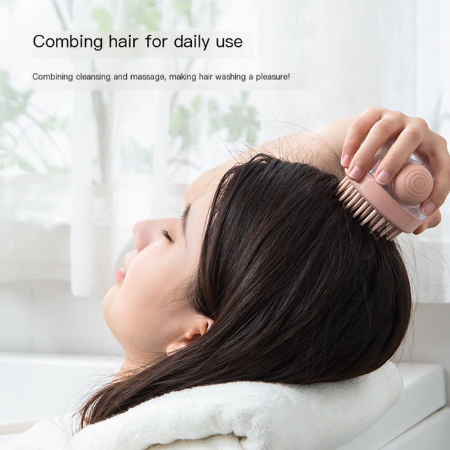 MELLINA scalp massage shampoo brush grip