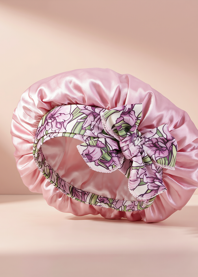 MELLINA Satin Sleep Bonnet, studio product photo