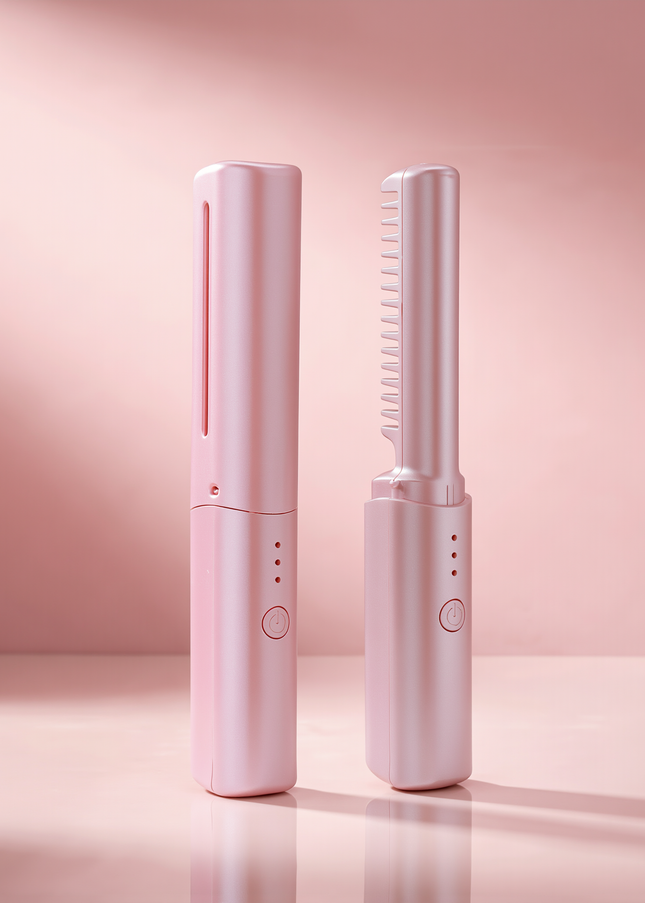 MELLINA Go cordless mini straightener, both attachments
