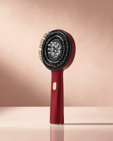 MELLINA Red Light Vibrating Scalp Comb, detail view