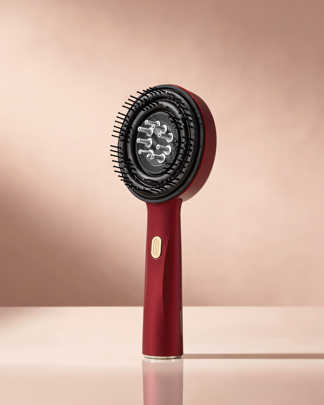 MELLINA Red Light Vibrating Scalp Comb, detail view