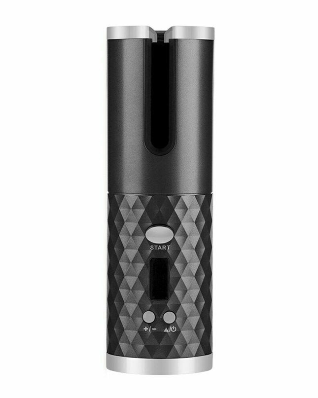 MELLINA Rotate cordless automatic curling iron in black