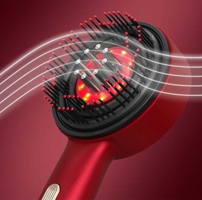 MELLINA Red Light Vibrating Scalp Comb