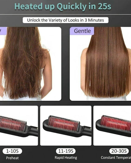 MELLINA Glide Straightening Comb Brush