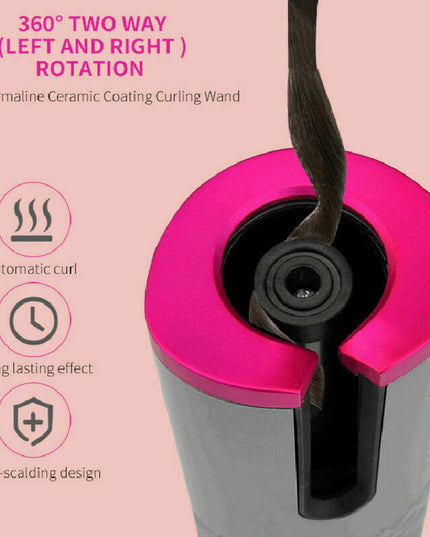 MELLINA Rotate Cordless Auto Curling Iron
