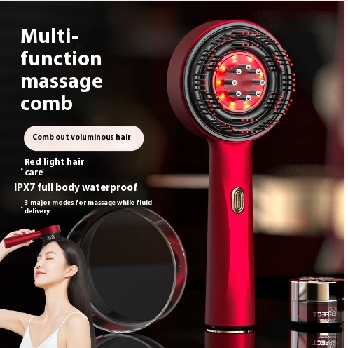 MELLINA Red Light Vibrating Scalp Comb