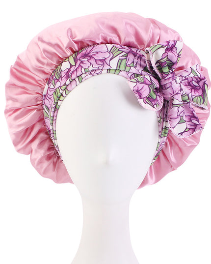 Satin Bonnet Sleep Cap Set for Mom and Child