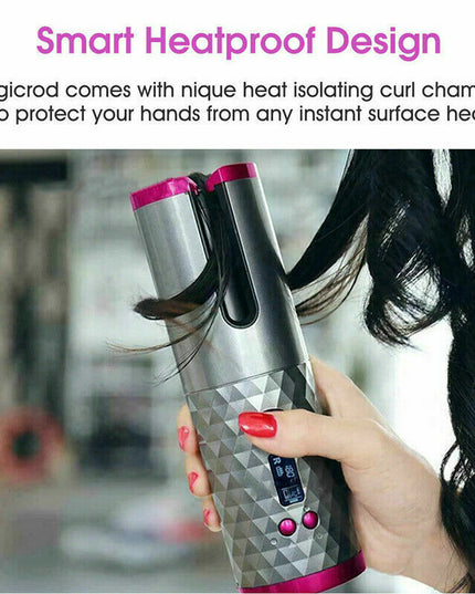 MELLINA Rotate Cordless Auto Curling Iron