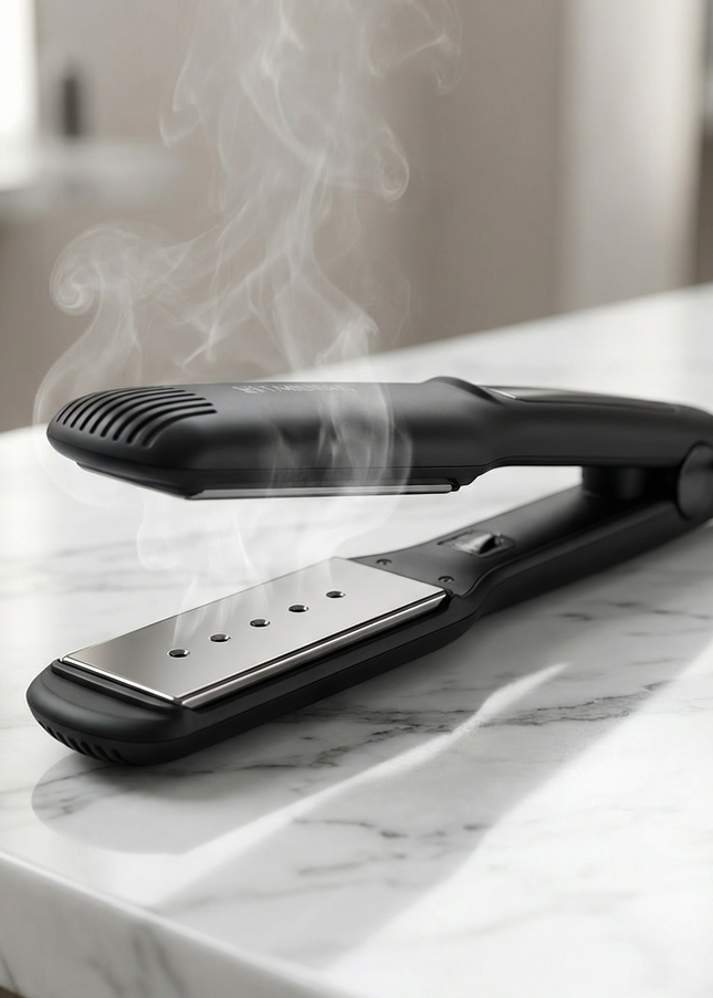 Steam Hair Brush – Titanium Ceramic